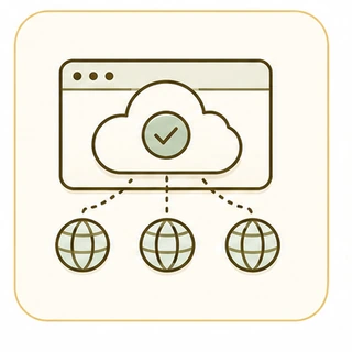 SaaS 企業多雲架構圖示