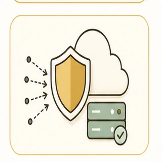 DDoS 防禦支援圖示